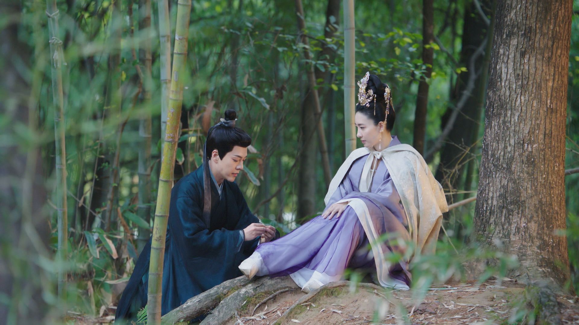 中国　春秋期　編鐘　I42-2 第29話「2人きりの会話」 | 中国時代劇「灼灼風流～宮中に咲く愛の華